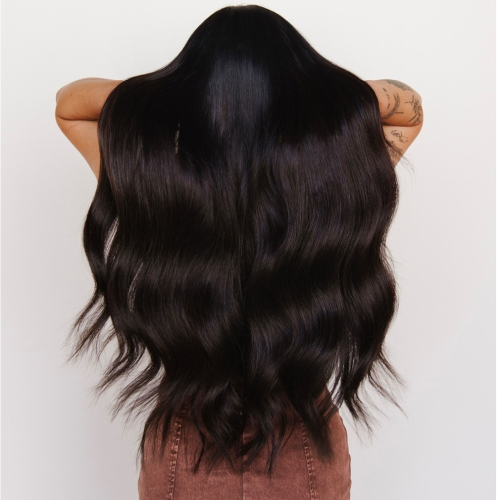 22” 50g JZ Styles CO The Bailey Dark Chocolate Tape In Hair Extensions